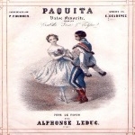 Beförderung des Theaterrequisites für die Ballettaufführung "Paquita"